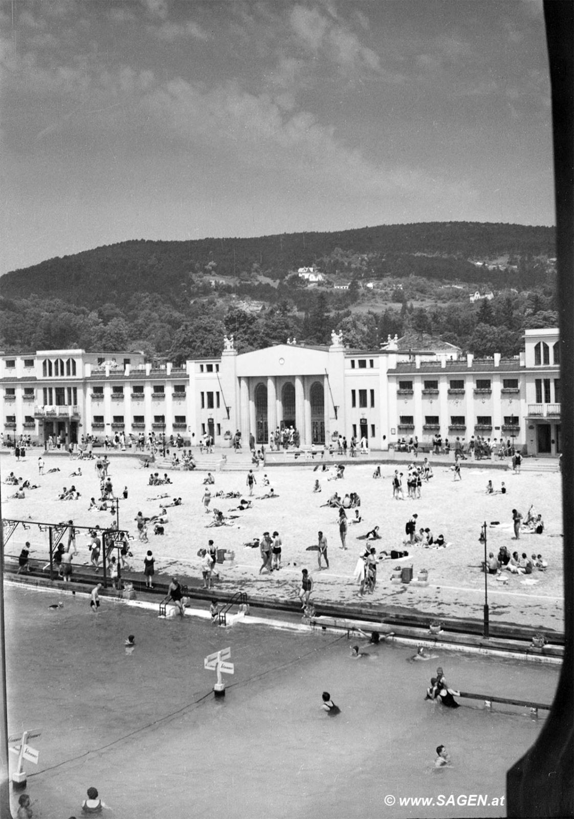 Thermalstrandbad Baden, Sommer 1930