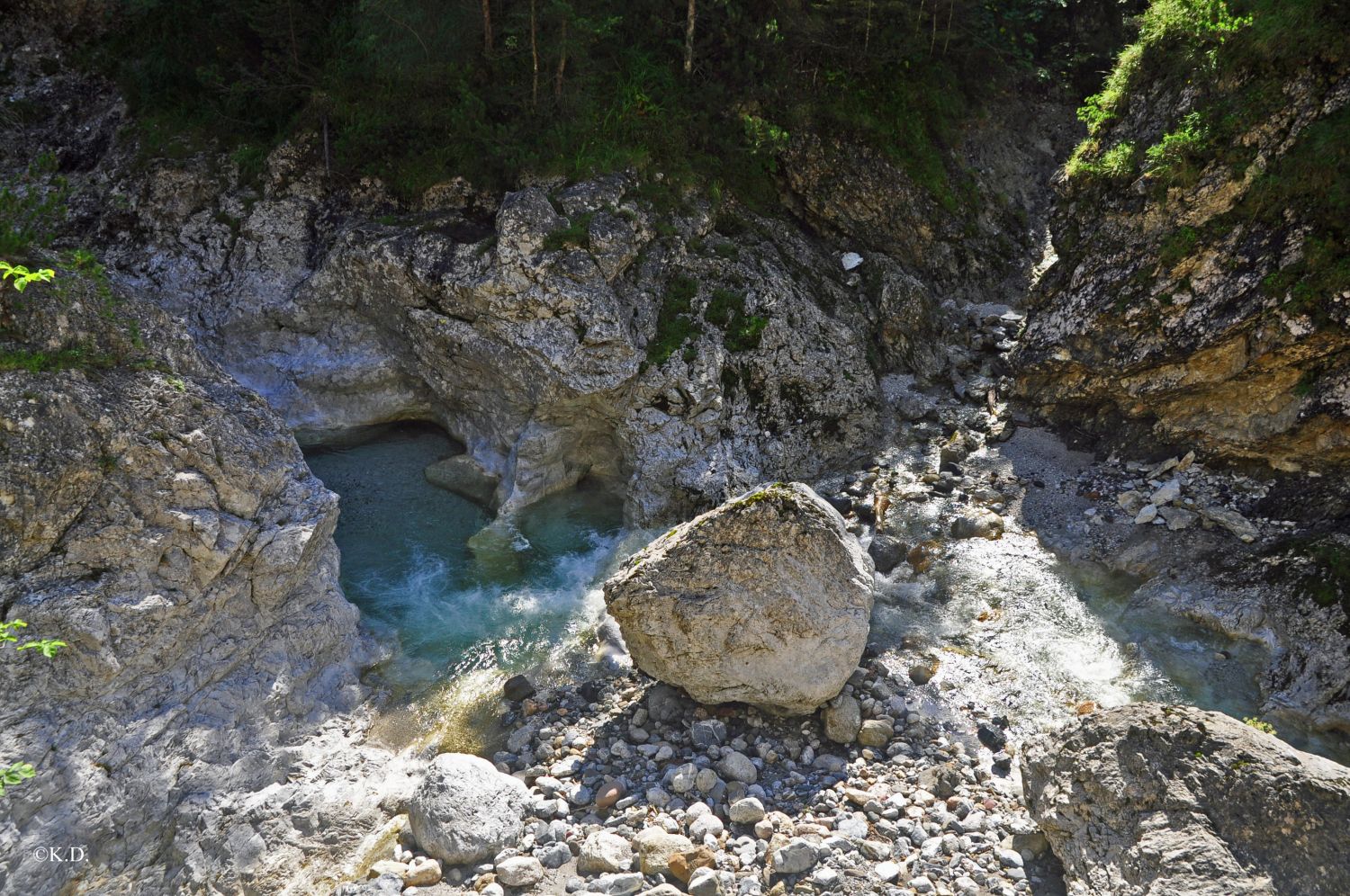 Trögener Klamm bei Bad Eisenkappel - Železna Kapla (Kärnten)