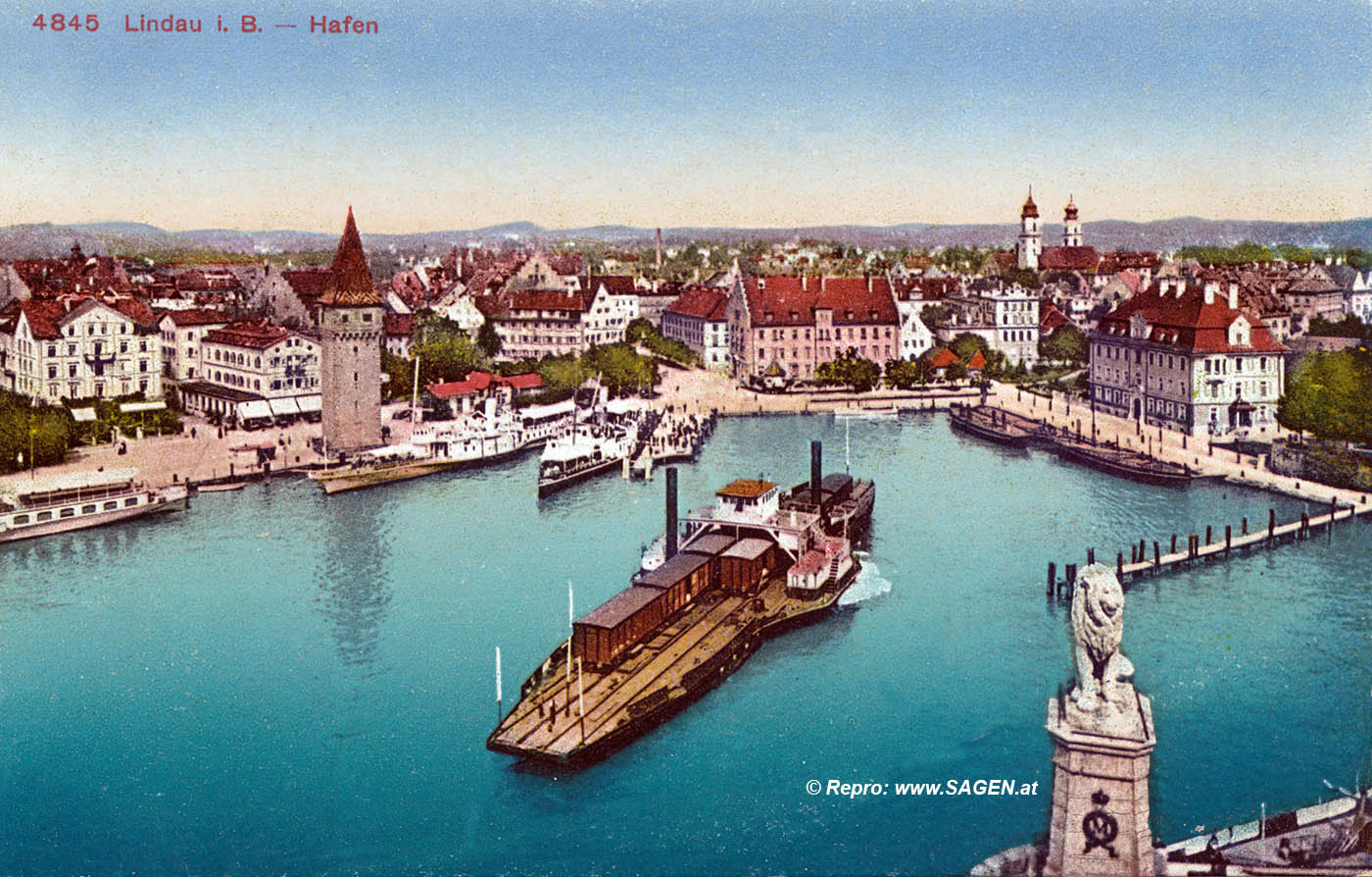 Trajektverkehr Lindau, Hafen