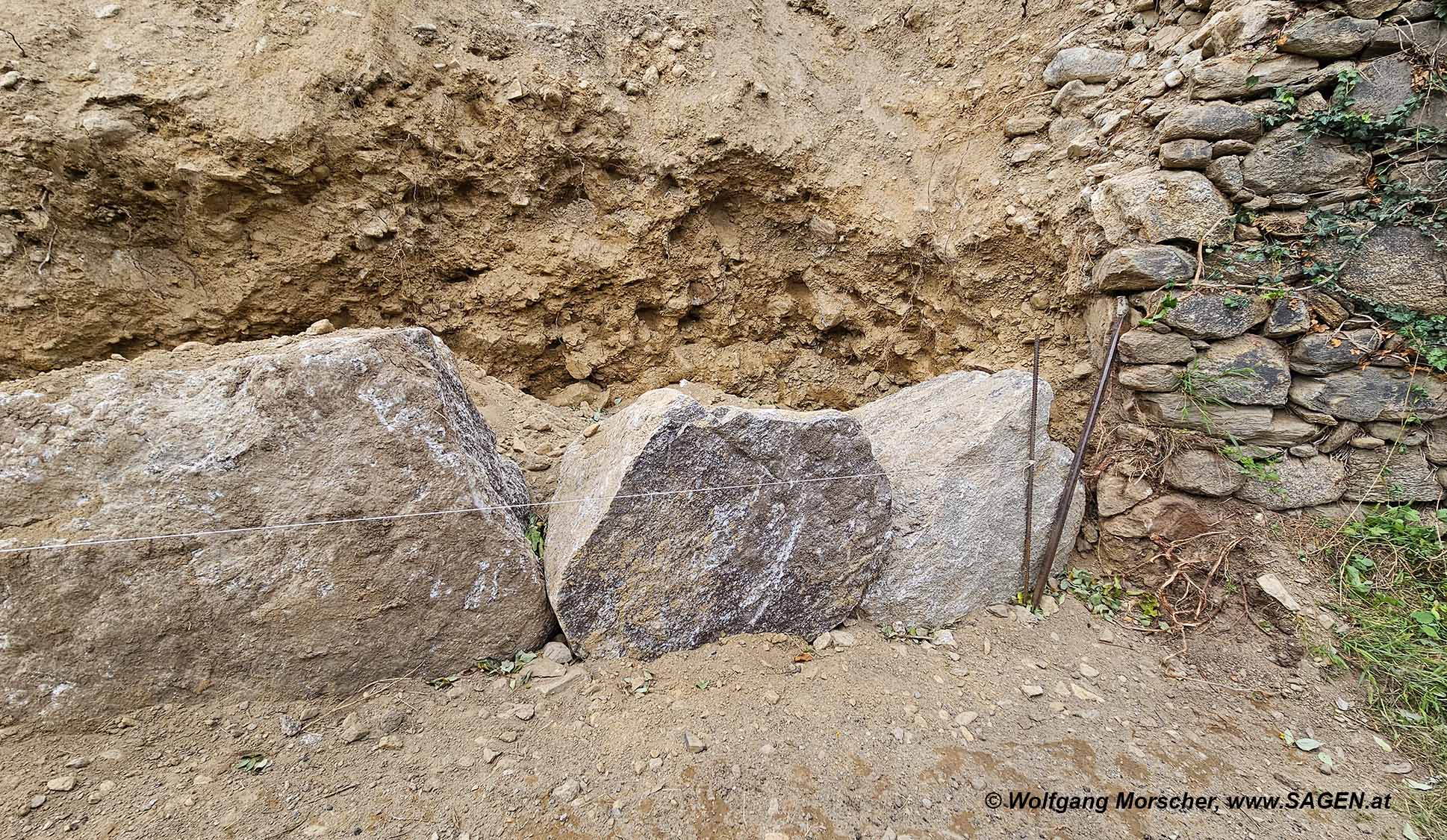 Trockensteinmauer Vinschgau Neubau