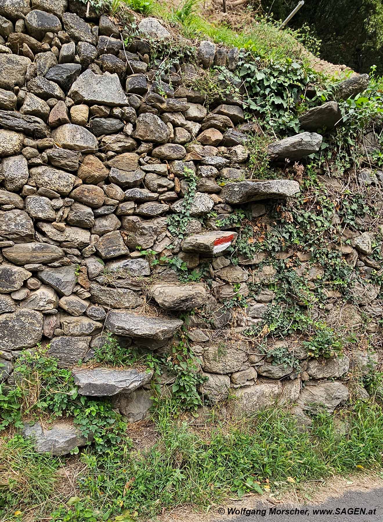 Trockensteinmauer Vinschgau