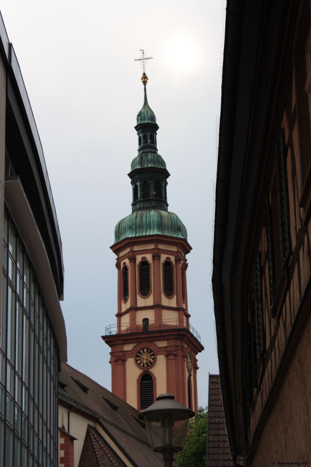 Turm der Heilig-Kreuz-Kirche in Offenburg