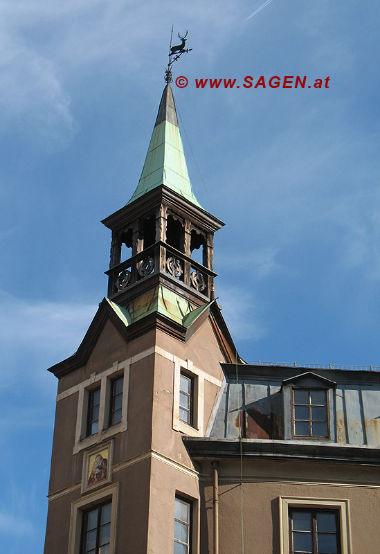 Turmfahne Gasthof Goldener Hirsch, Innsbruck