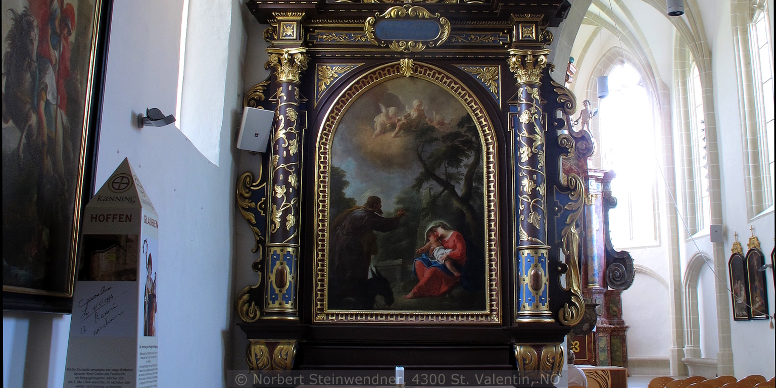 Turmlose Kirche Kanning - Seitenaltar