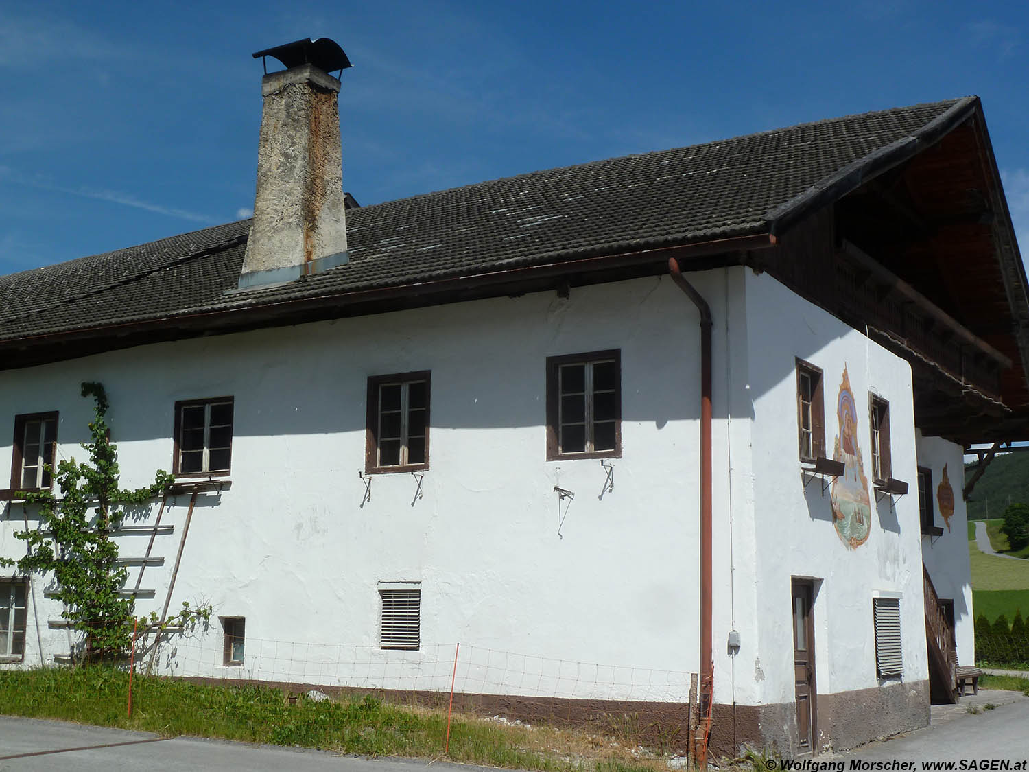 Untermieming Bauernhaus Einhof Kamin