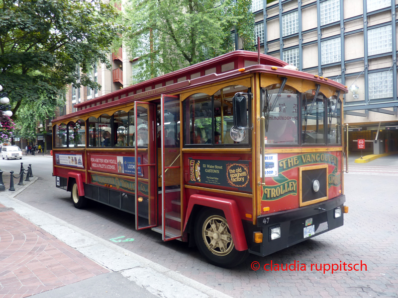 Vancouver trolley company - sightseeing bus