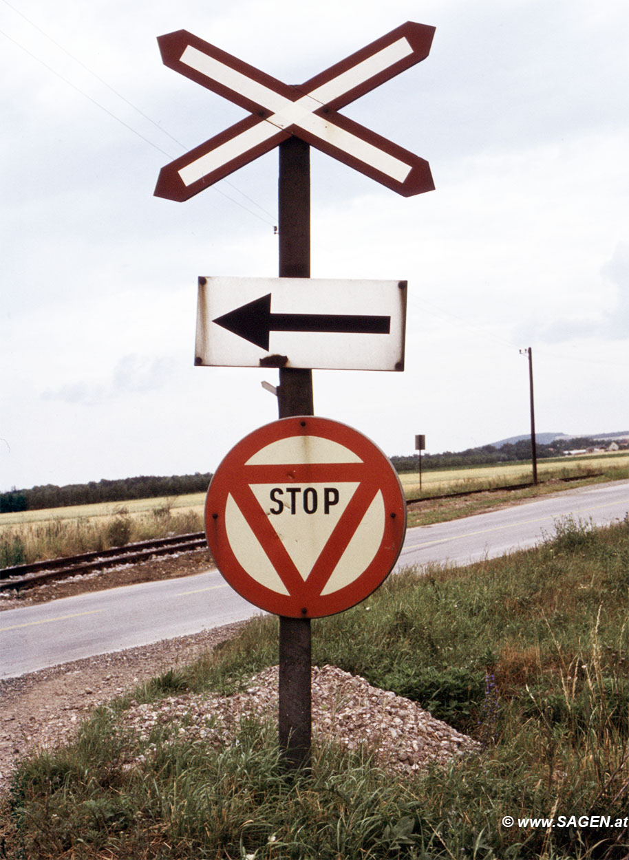 Verkehrszeichen Stopp (historisch)