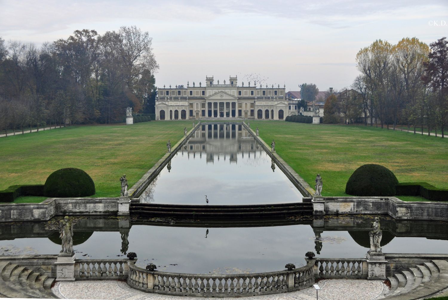 Villa Pisani in Stra (Padua) - Blick auf die Stallungen