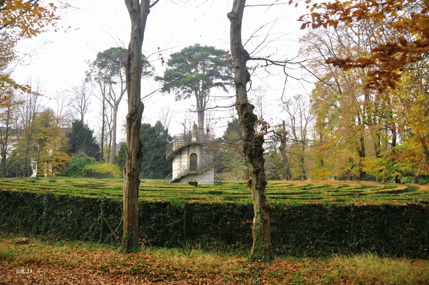 Villa Pisani in Stra (Padua) - das Labyrinth