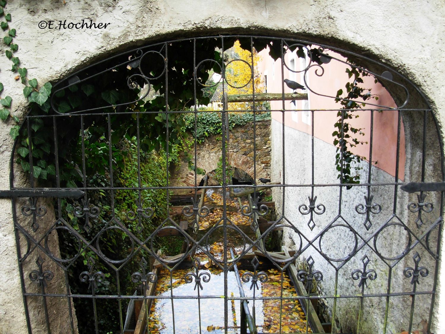 Vorbett der Hammerschmiede in Aggsbach