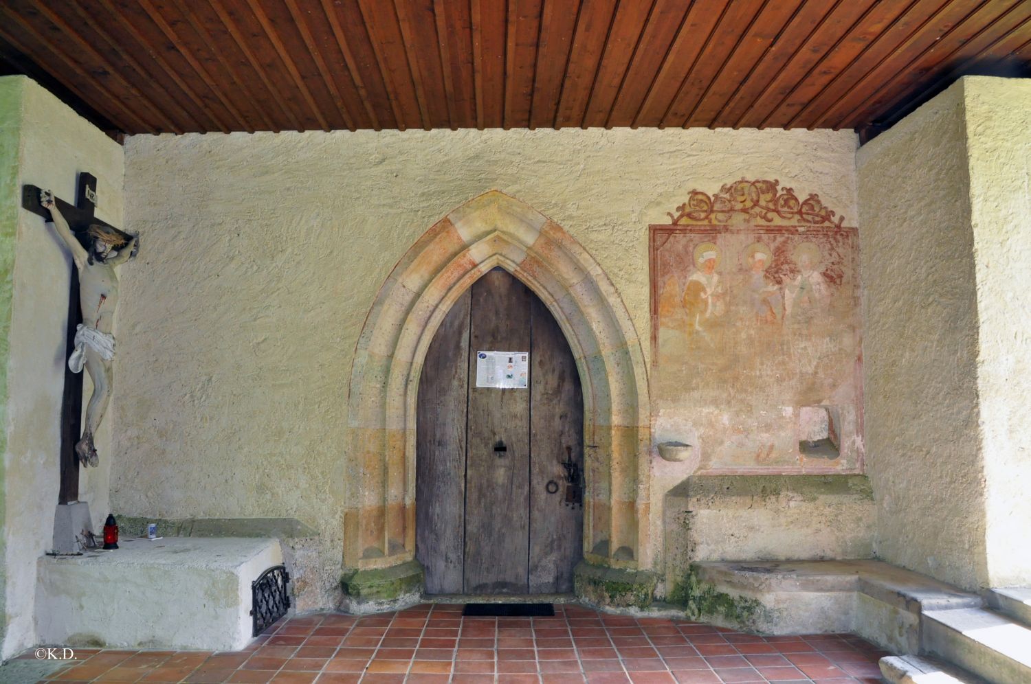 Vorhalle der Kirche am Kanzianiberg (Kärnten)