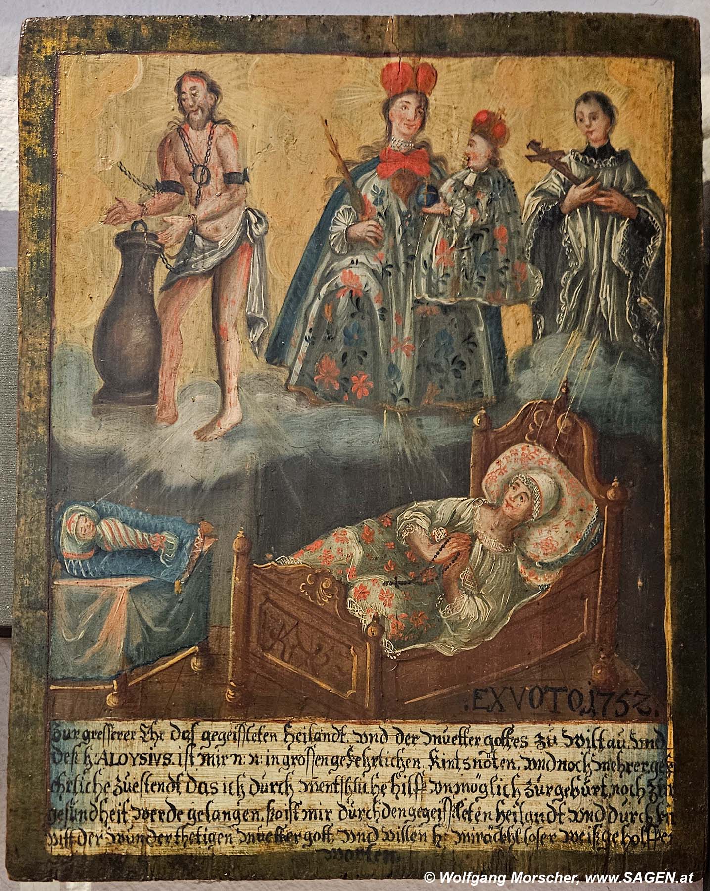 Votivbild 1752, Basilika Wilten, Innsbruck