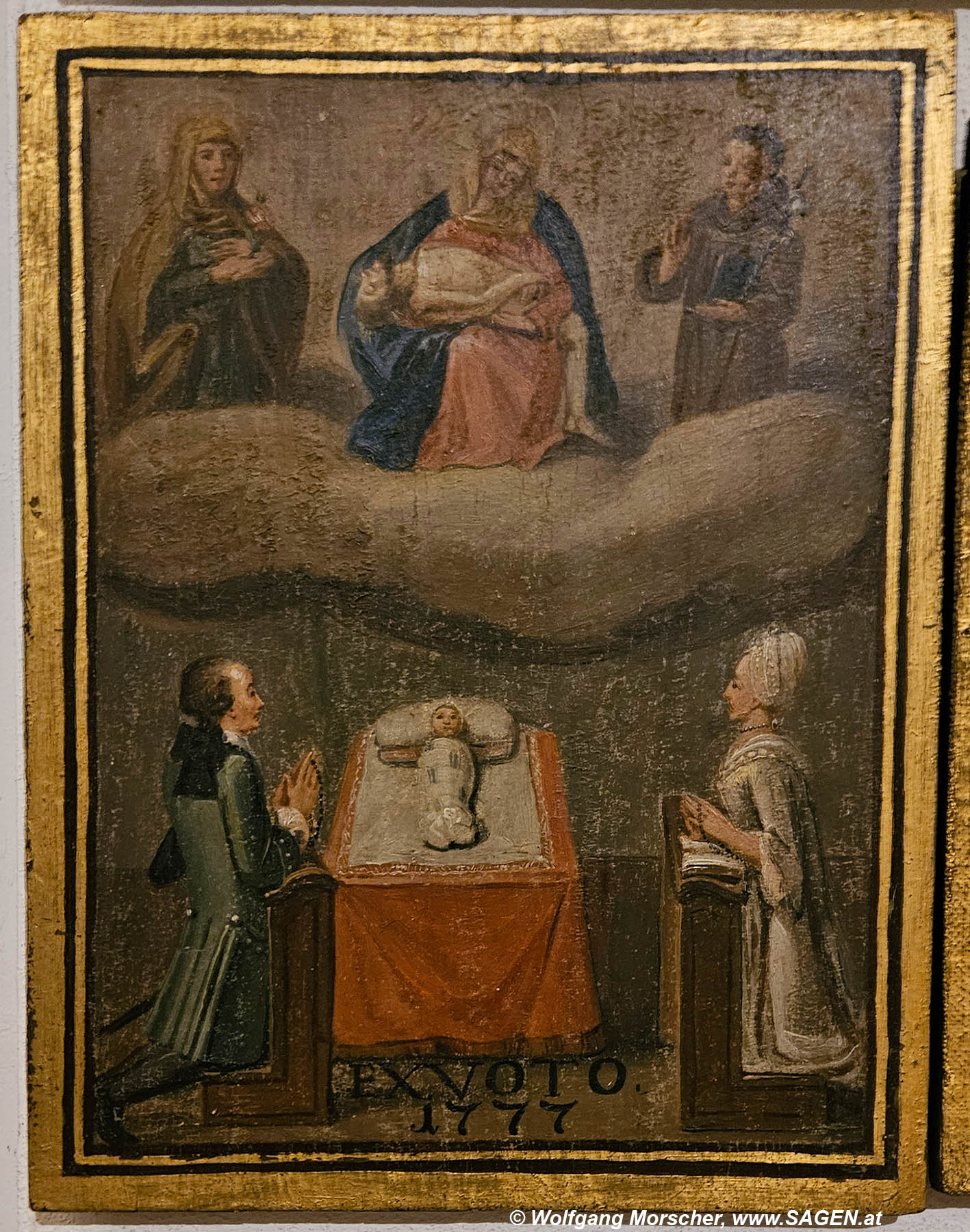 Votivbild 1777, Wallfahrtskirche Mentlberg, Innsbruck