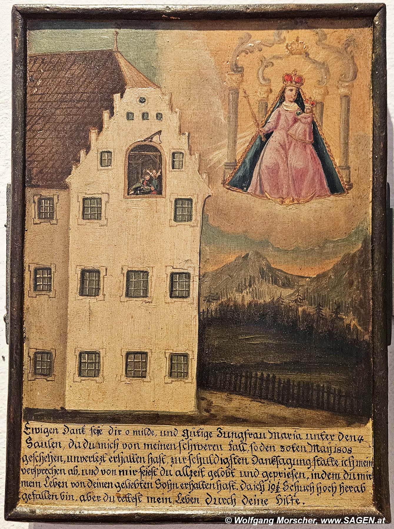 Votivbild 1808, Basilika Wilten, Innsbruck