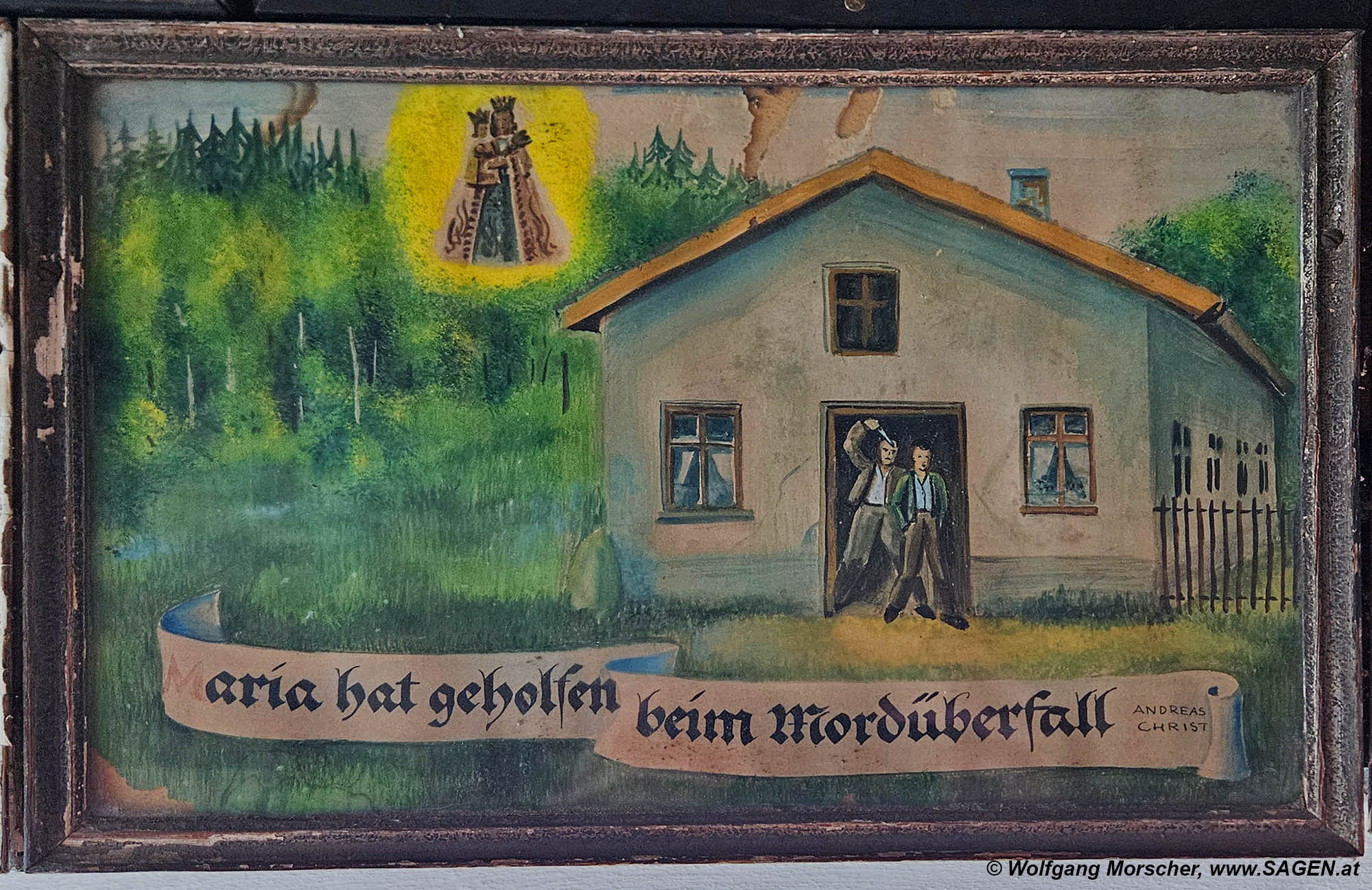 Votivbild Altötting Mordüberfall