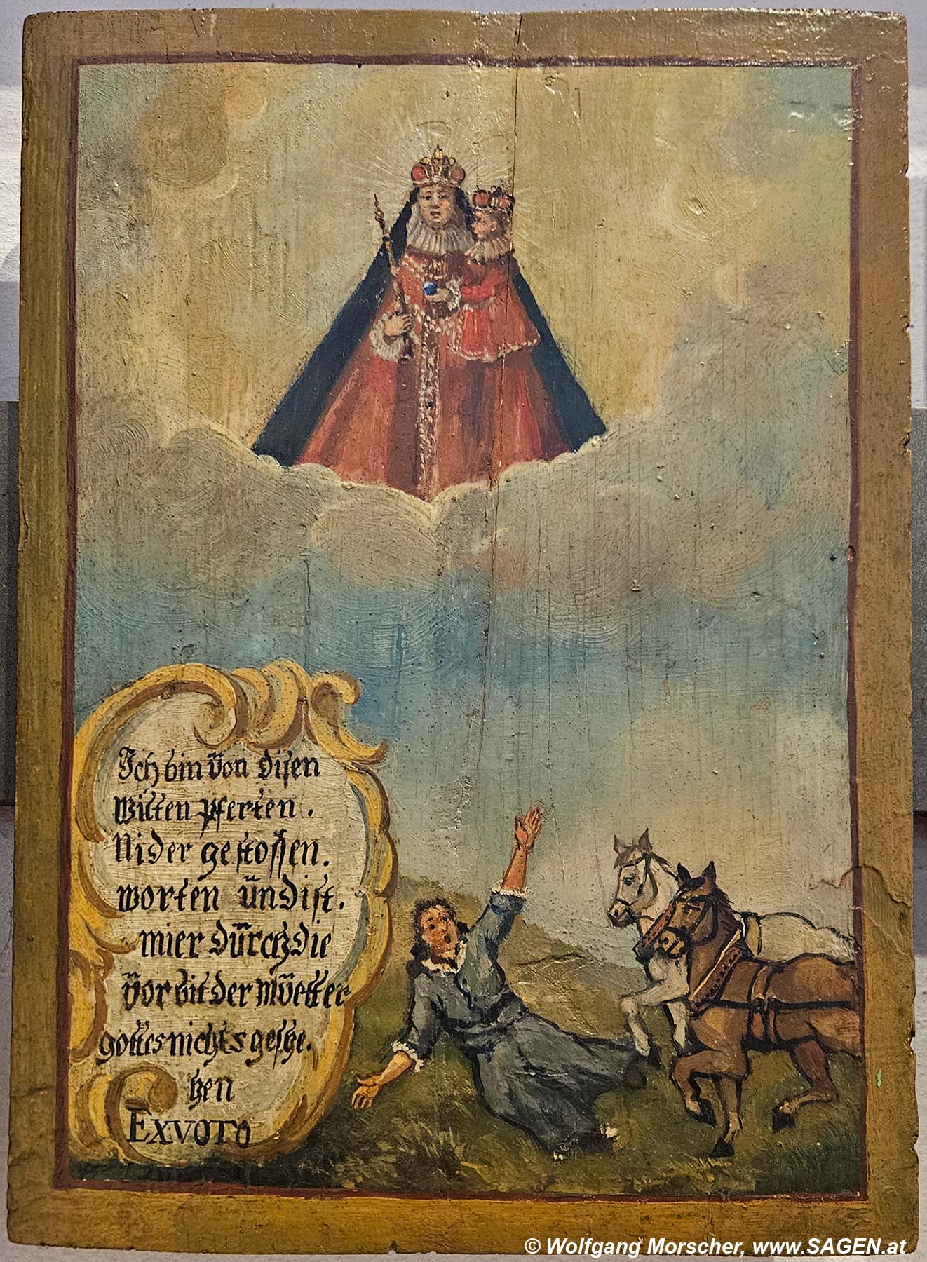 Votivbild ca 1800, Basilika Wilten, Innsbruck