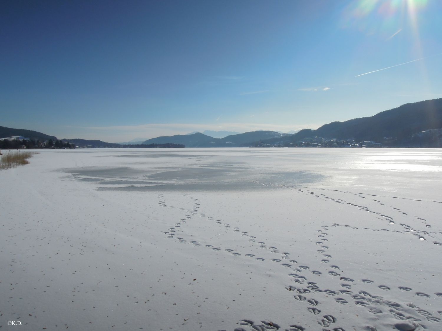 Wörthersee von Pörtschach gegen Osten