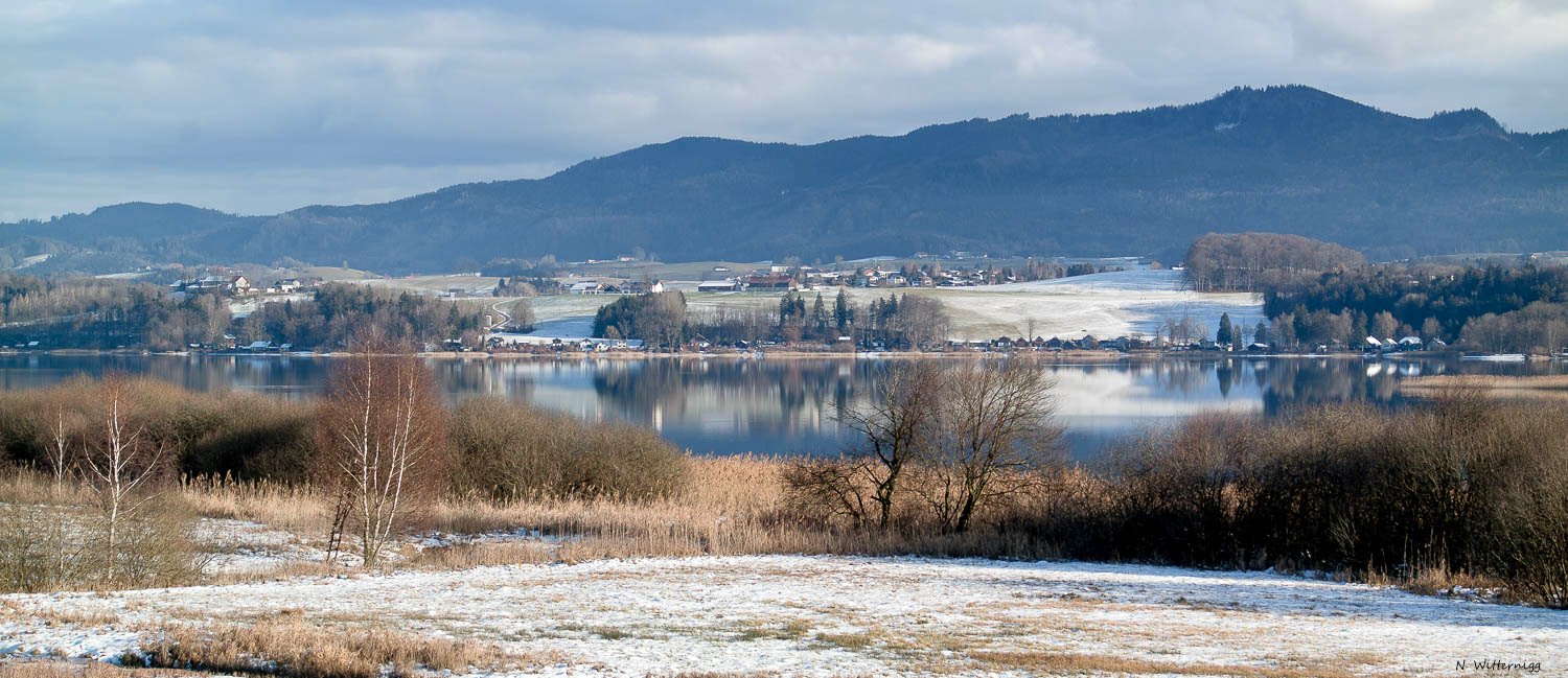 Wallersee - Blick Richtung Henndorf