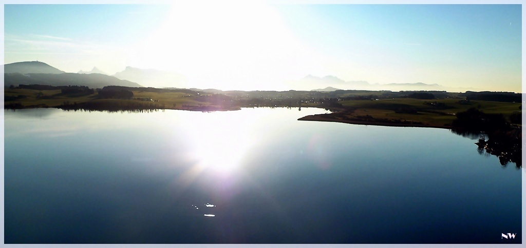 Wallersee - Blick Richtung Seekirchen