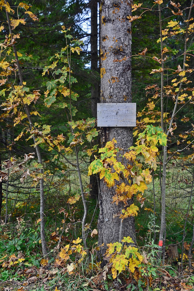 Wallfahrerkreuze auf dem Lahnsattel