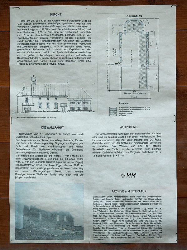 Wallfahrtskirchenruine Wiesele