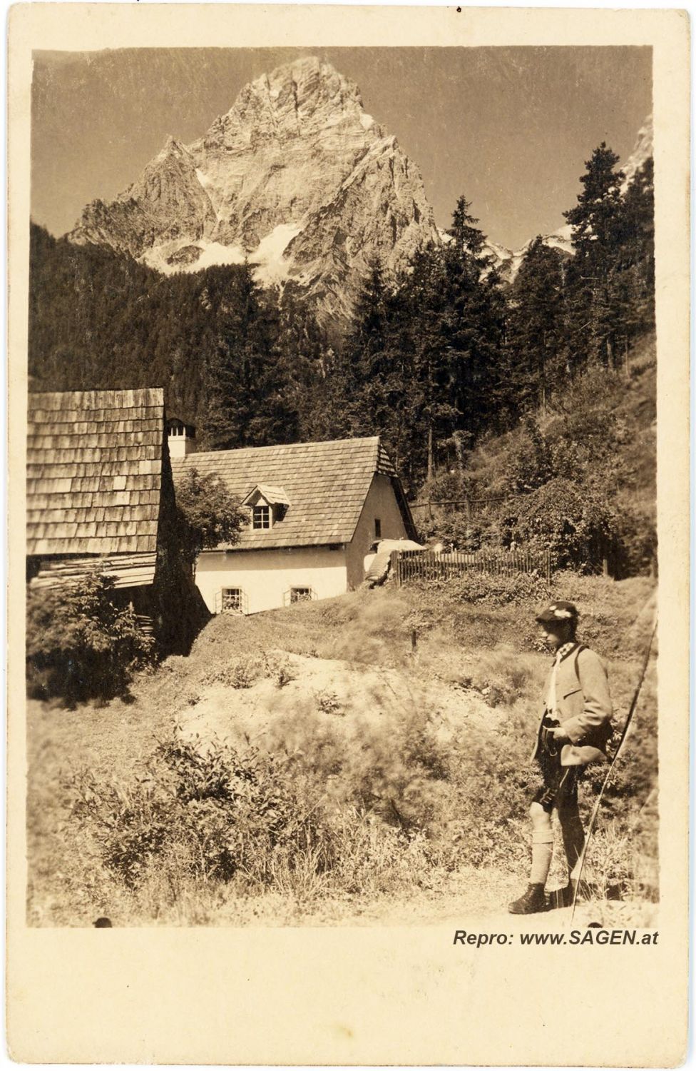 Wandern in Hinterstoder, Josef Angerhofer um 1920