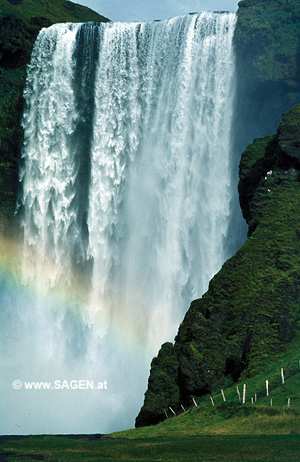 Wasserfall Island