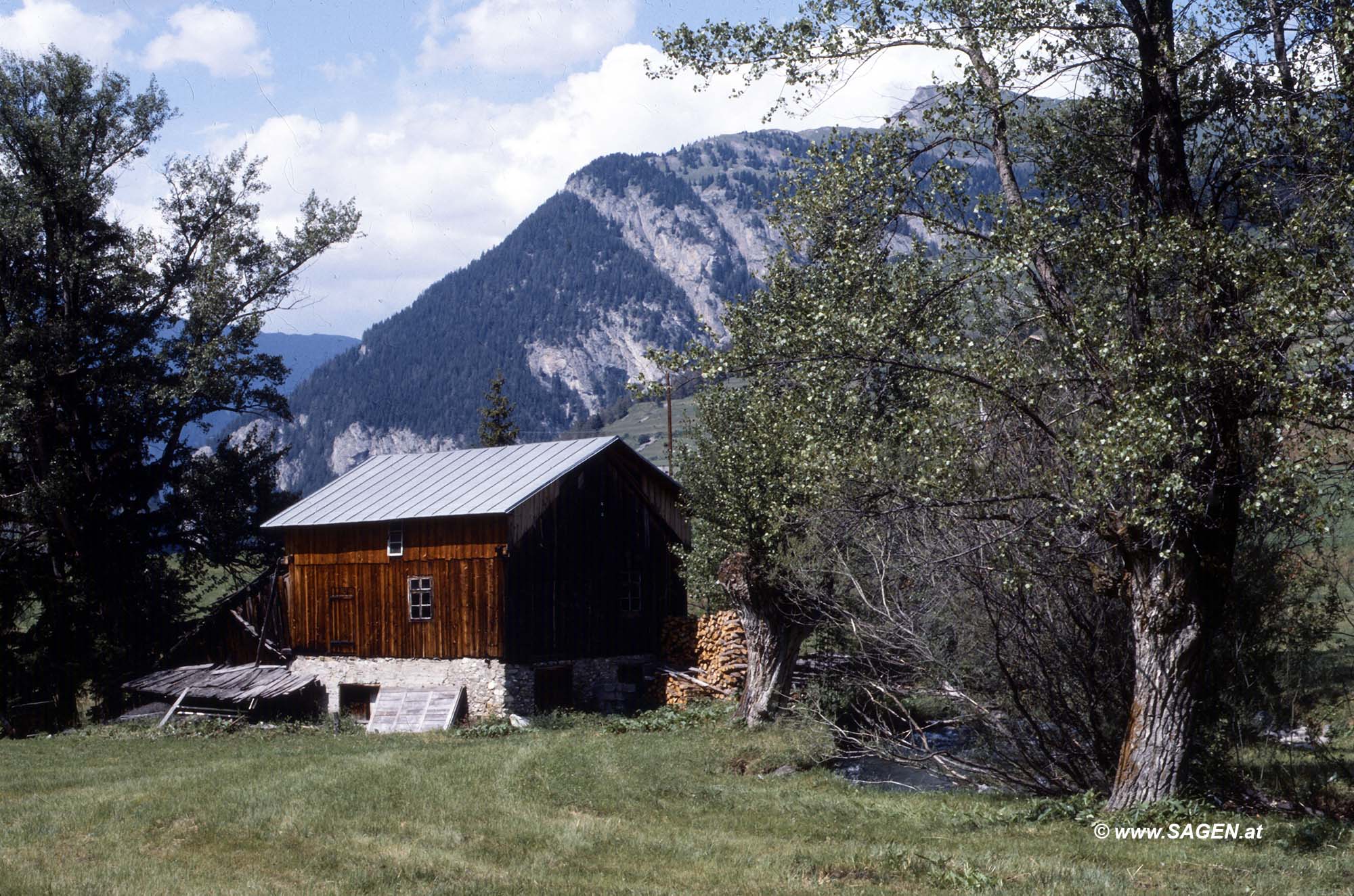 Wassermühle Nauders Stillebach, 1980er