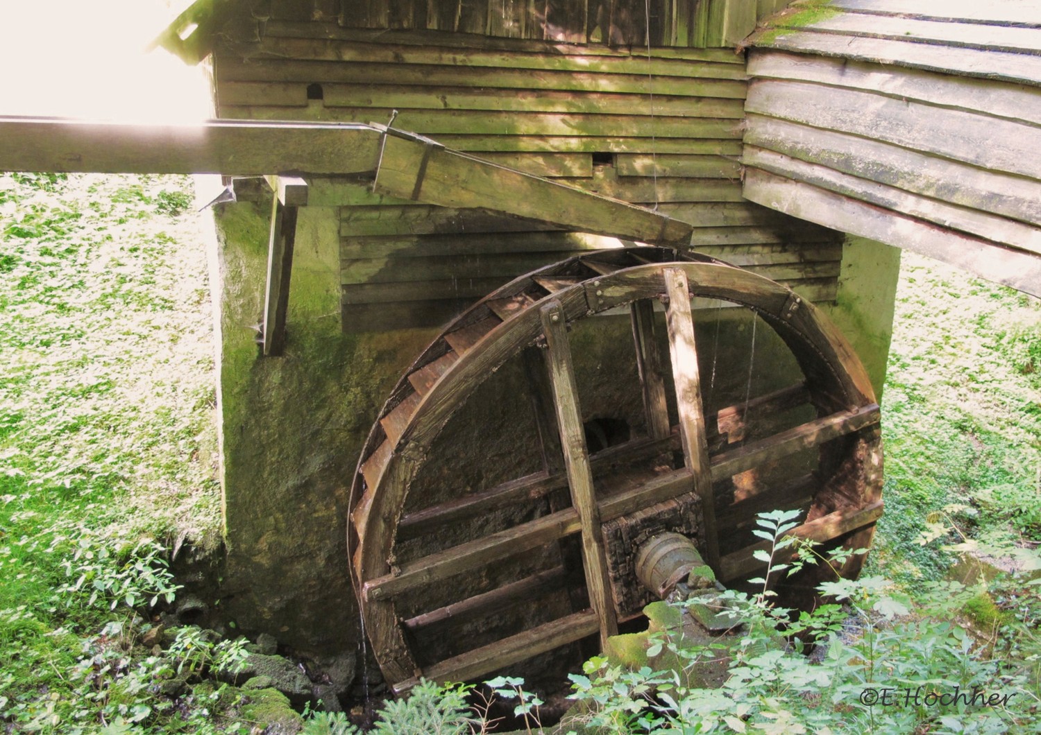 Wasserrad der Weherbergmühle