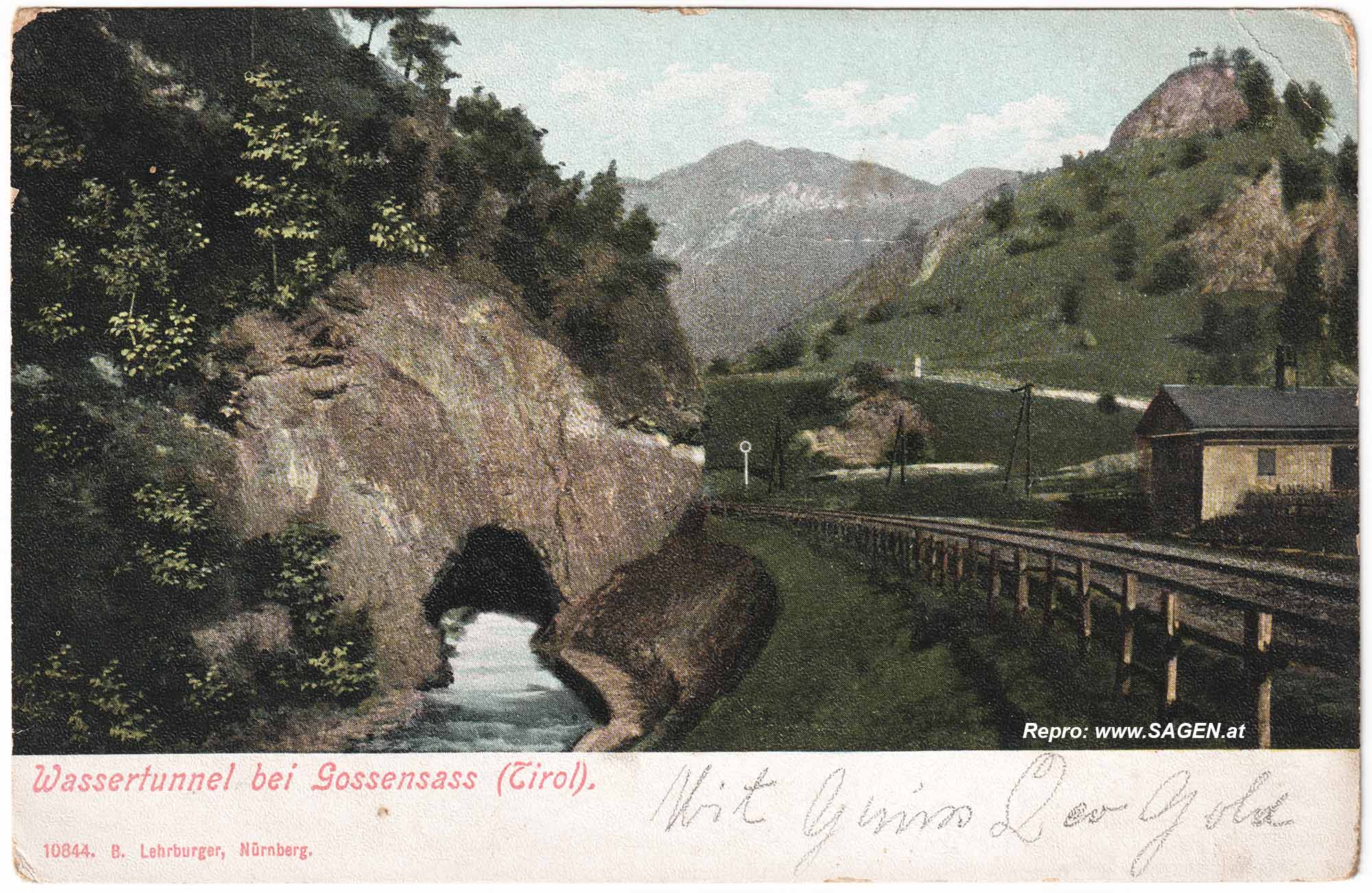 Wassertunnel bei Gossensaß