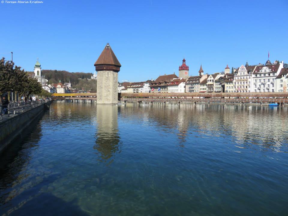 Wasserturm mit Kapellbrücke Luzern