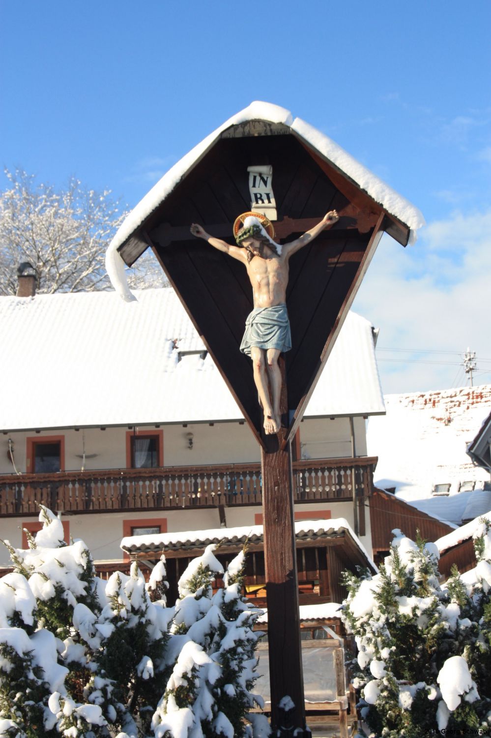 Wegkreuz bei der Ziegelmühle in Welschensteinach