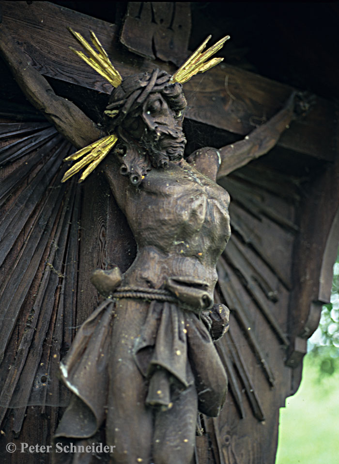 Wegkreuz, Detail