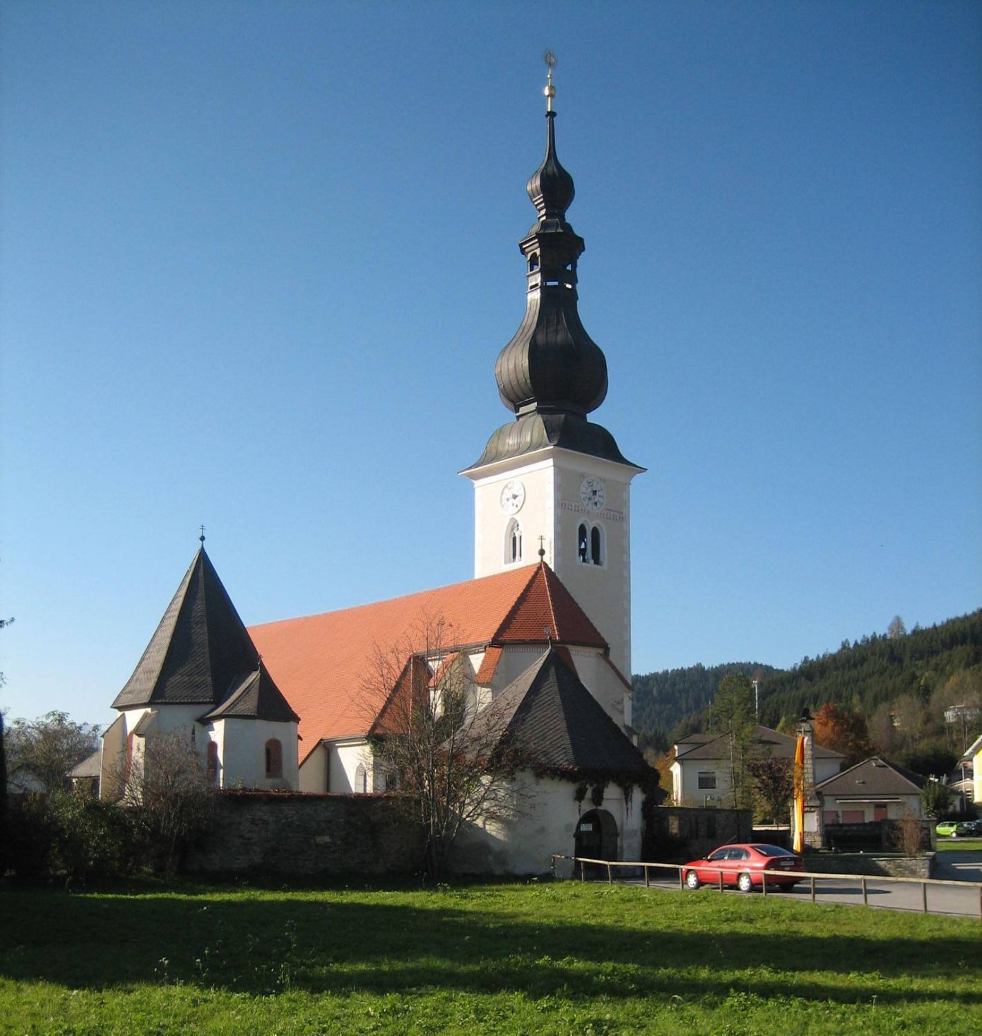 Wehrkirche Johannes Evangelist zu Weitensfeld (K).