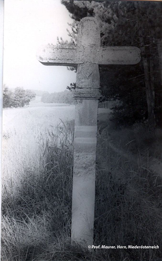 Weißes Kreuz bei Gars am Kamp. Bezirk Horn