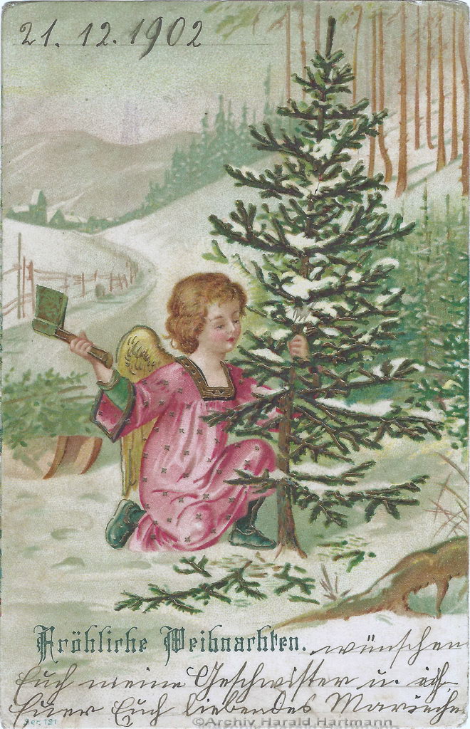 Weihnachtskarte 1902