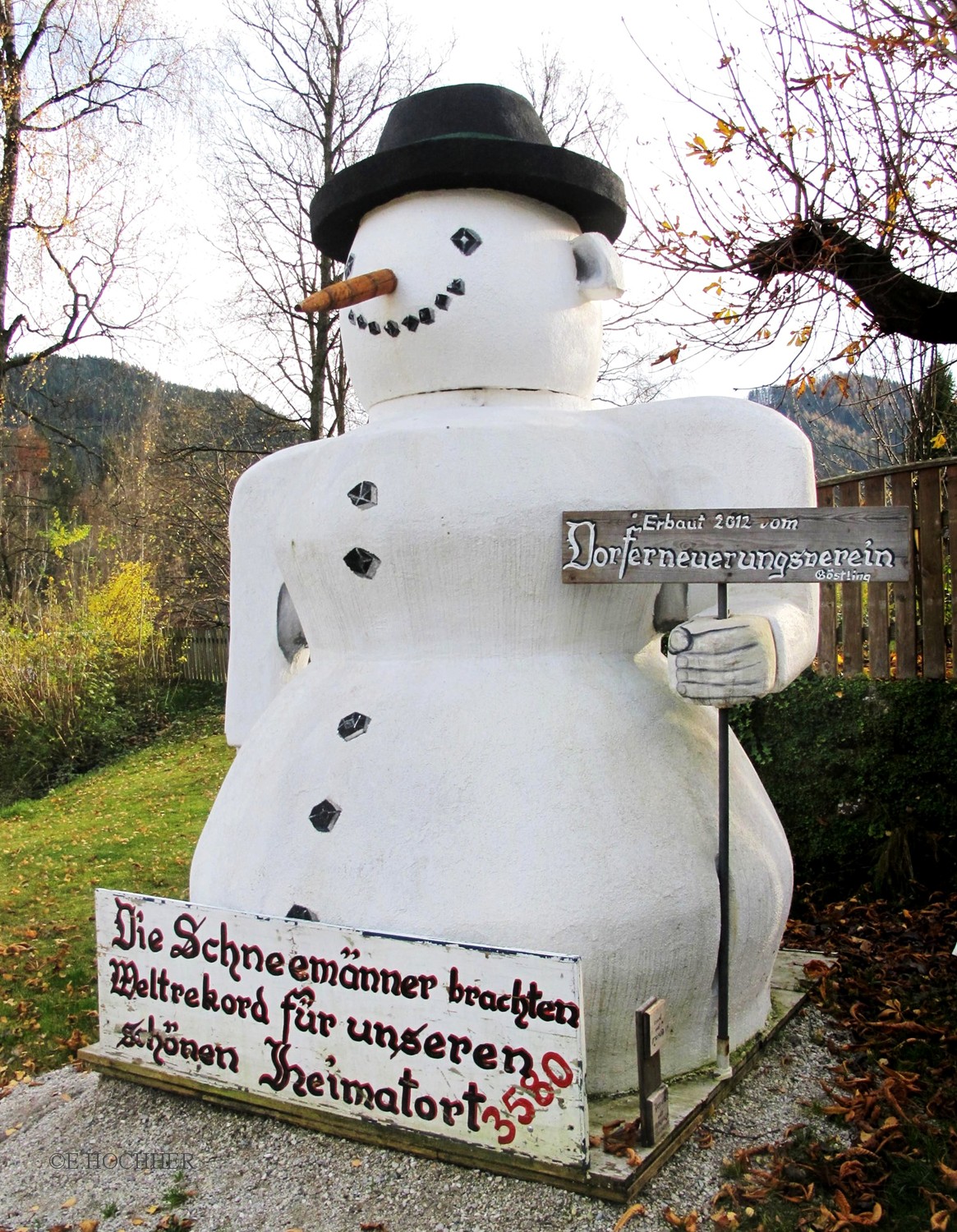 Weltrekord-Schneemann