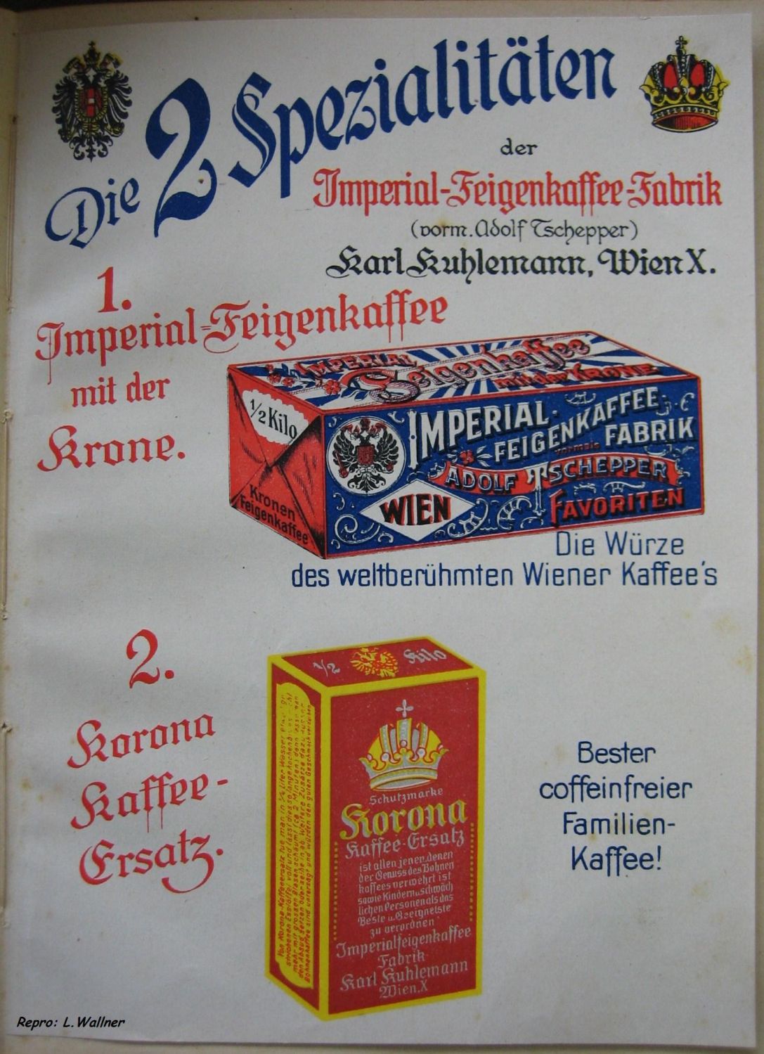 Werbung für Kaffee 1914