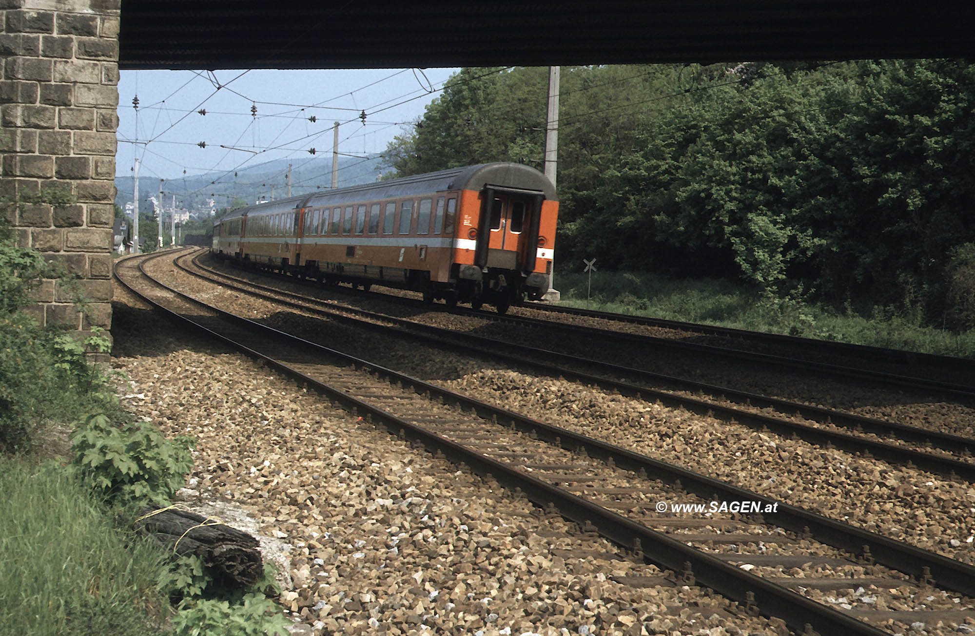 Westbahn Transalpin Wolf in der Au 1979