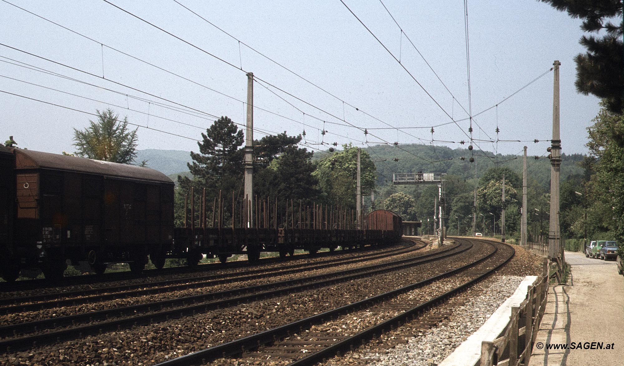 Westbahn Wurzbachtal Güterzug 1979