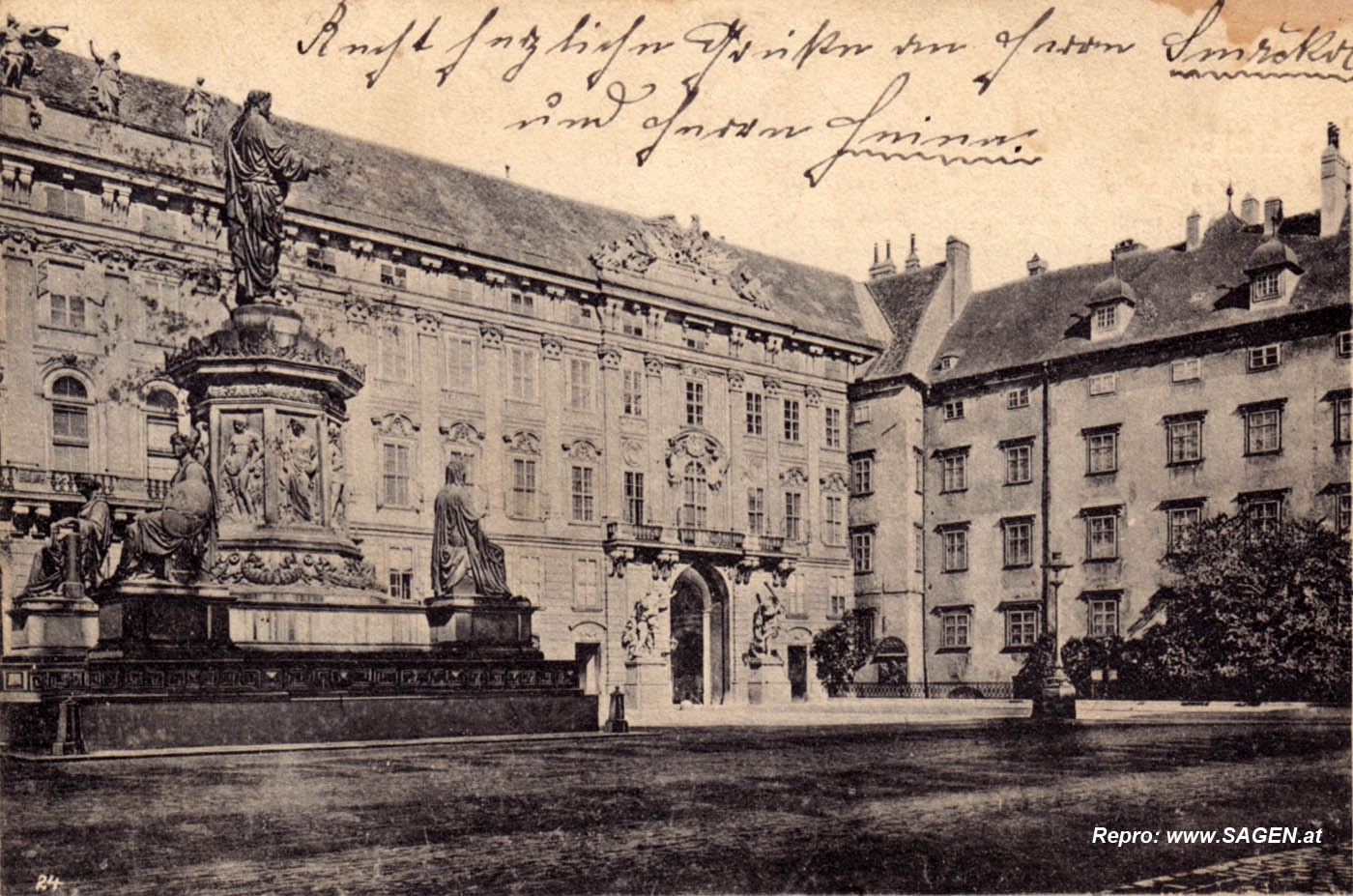 Wien, Hofburg um 1900