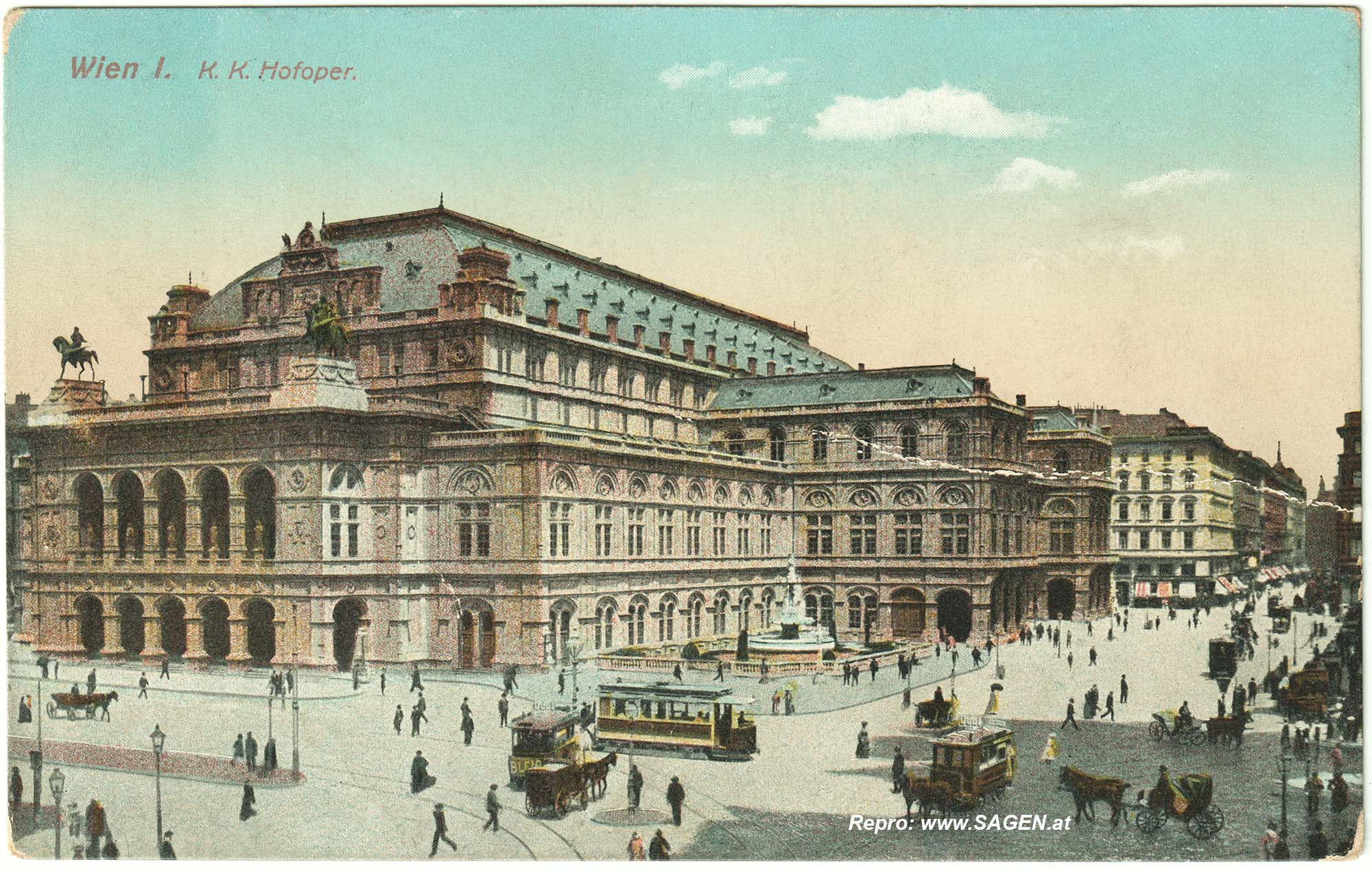 Wien K. K. Hofoper um 1905