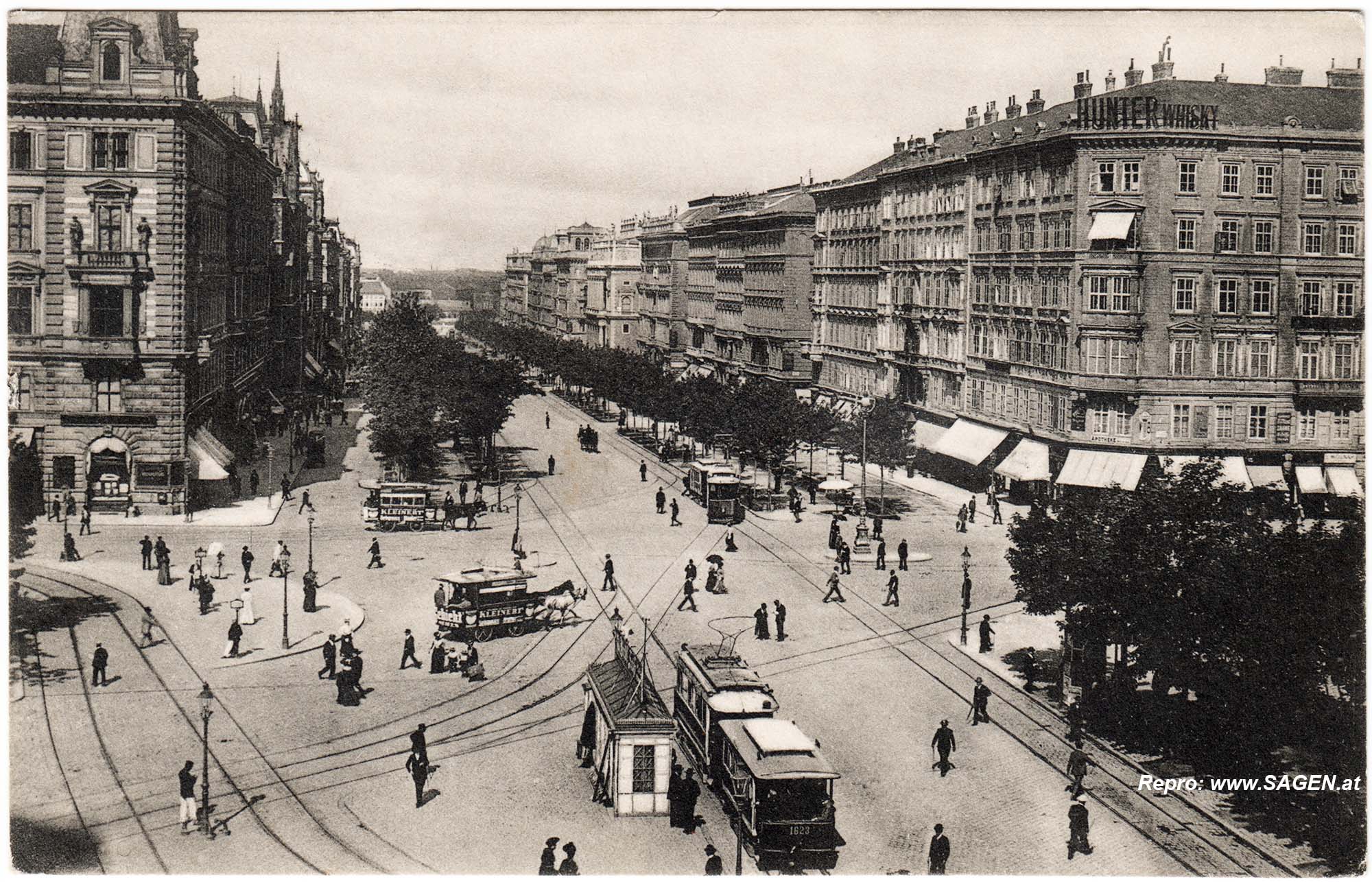 Wien Schottenring um 1906