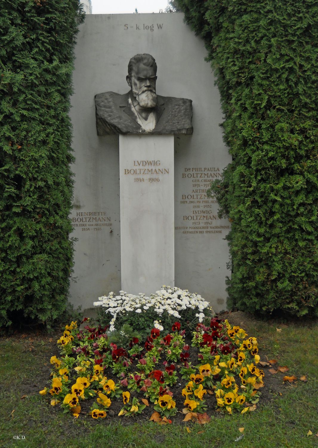 Wiener Zentralfriedhof - Grab von Ludwig Boltzmann