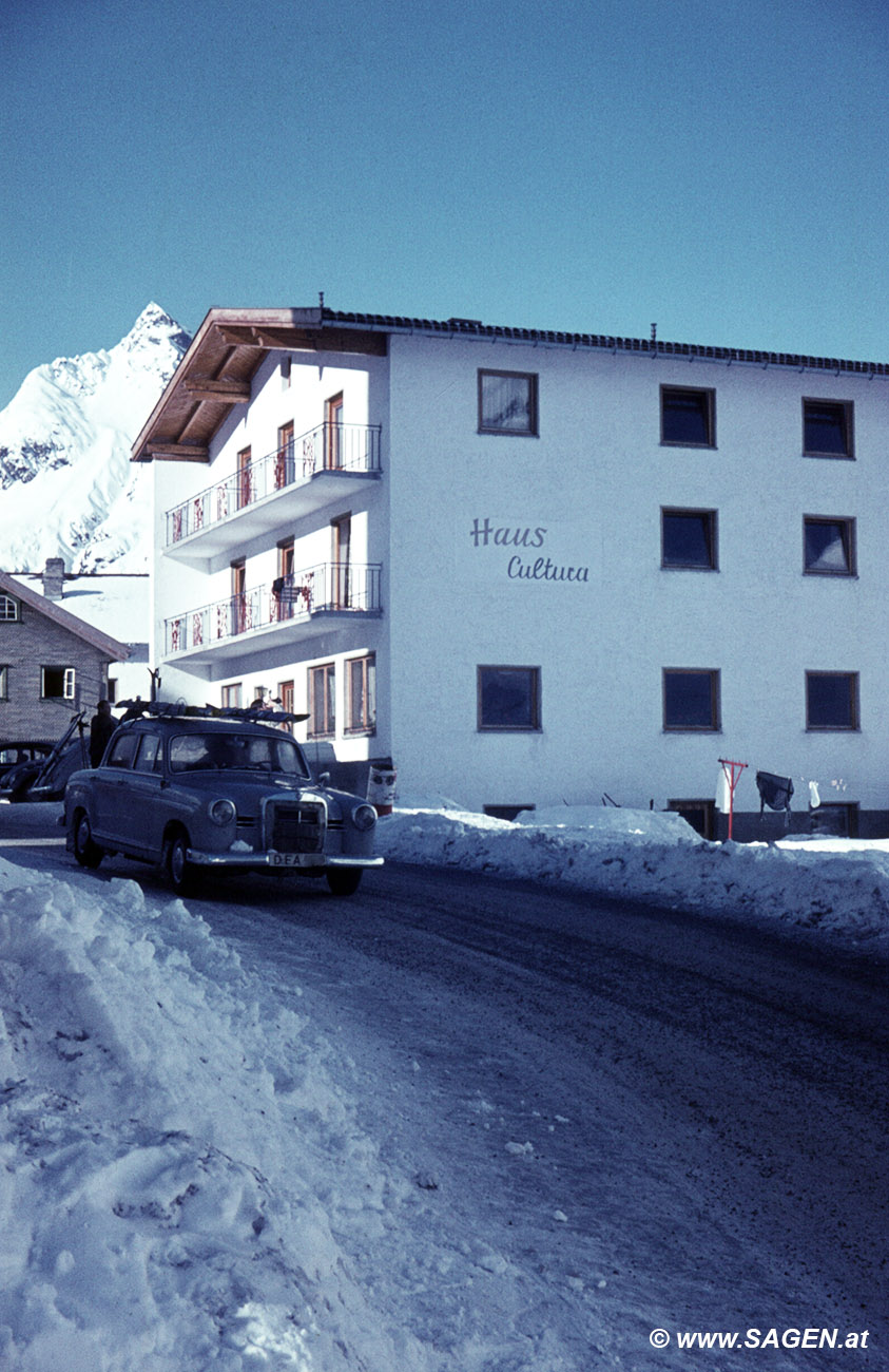 Winter im Paznauntal 1960er-Jahre