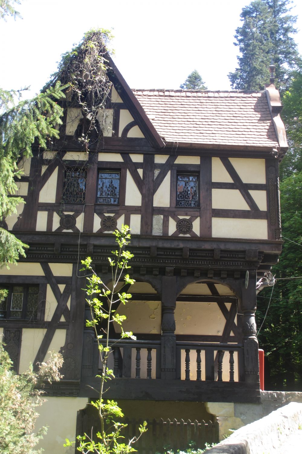 Wirtschaftsgebäude beim Schloss Peles, Sinaia- Walachei