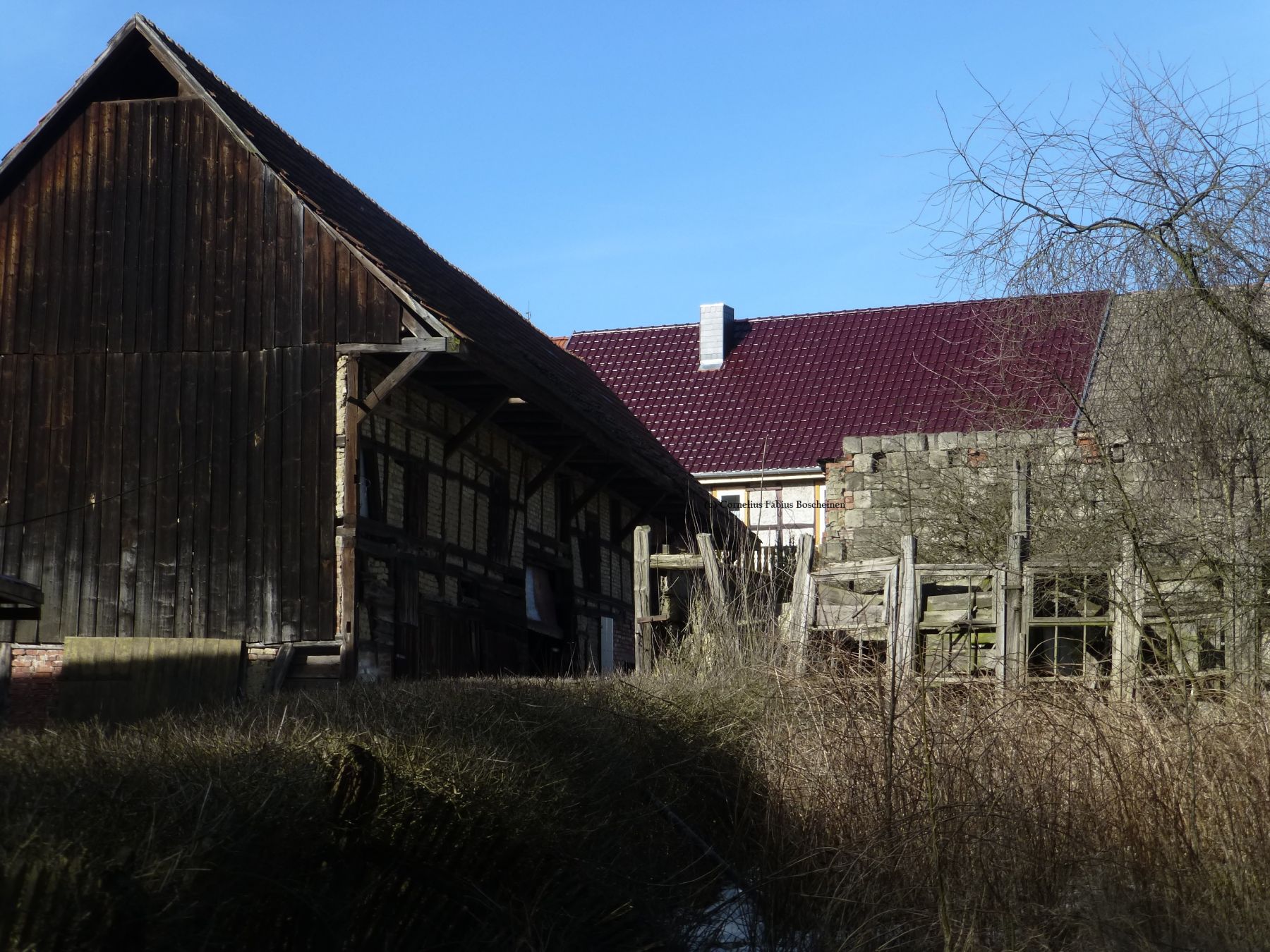 Wirtschaftshof in Güntersberge im Harz.