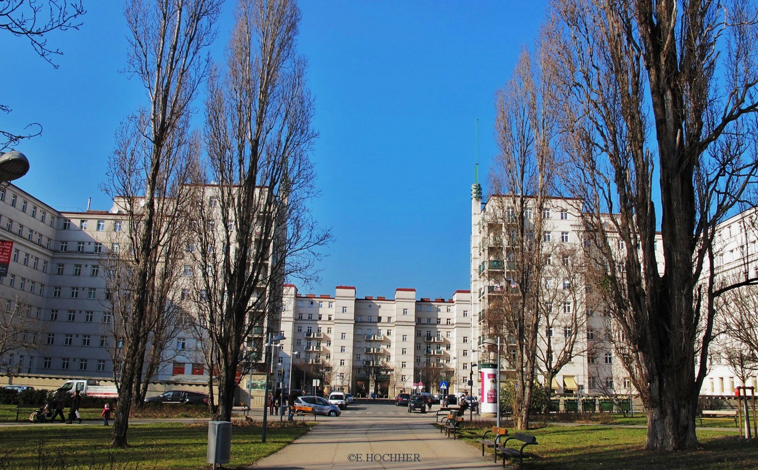 Wohnhausanlage Engels-Hof in Wien-Brigittenau