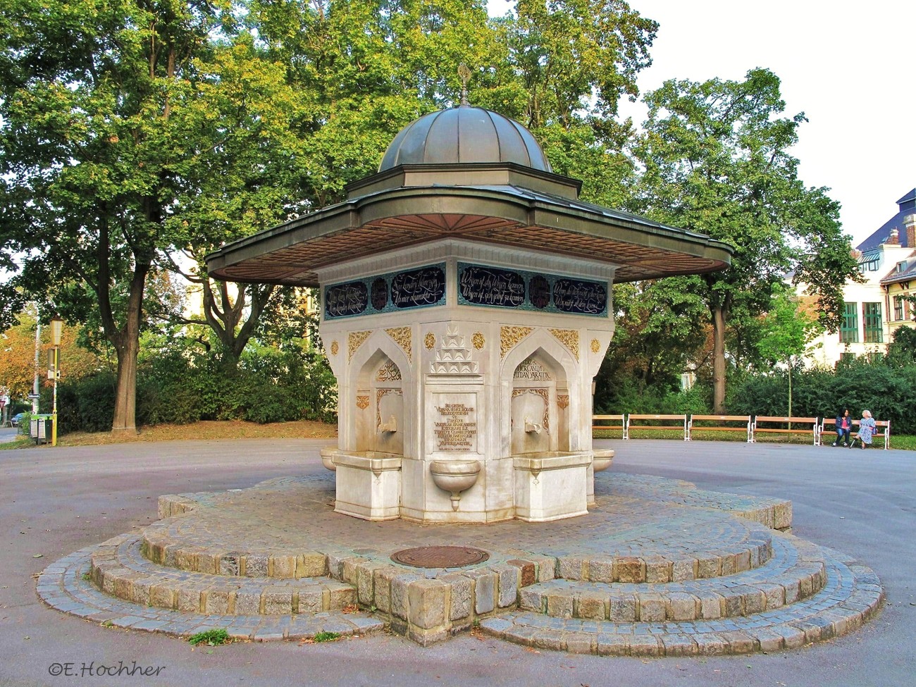 Yunus-Emre-Brunnen Türkenschanzpark in Wien-Währing