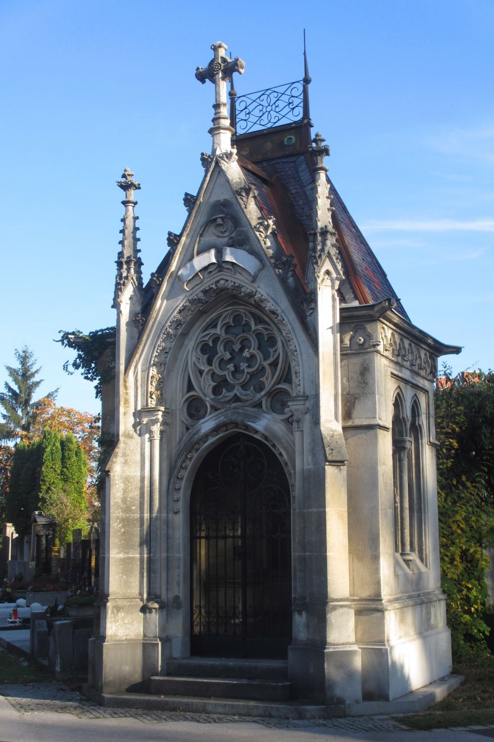 Zentralfriedhof Graz, neogotische Grabkapelle